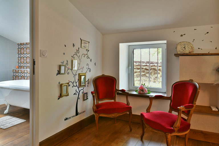 Domaine de Garat-chambre La Romantique-bureau